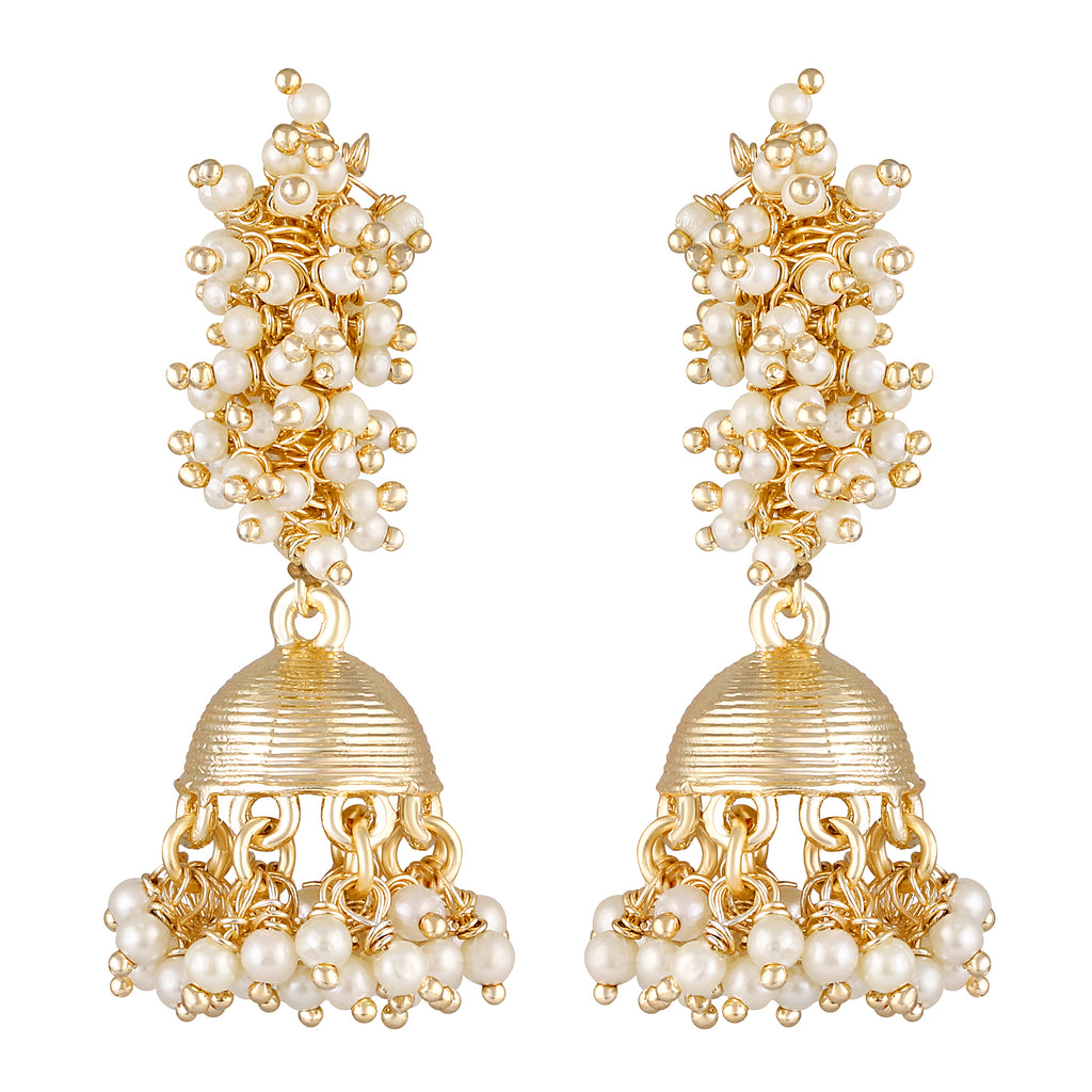 Gold Plated Jhumka Earrings