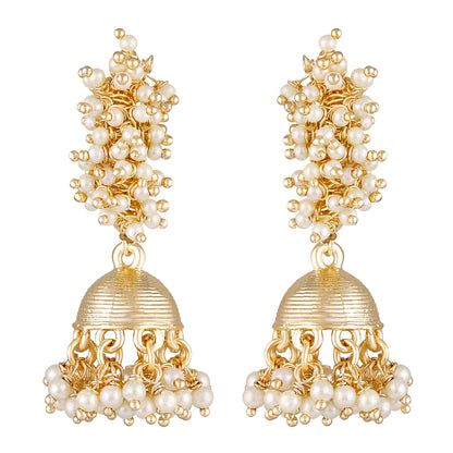 Gold Plated Jhumka Earrings