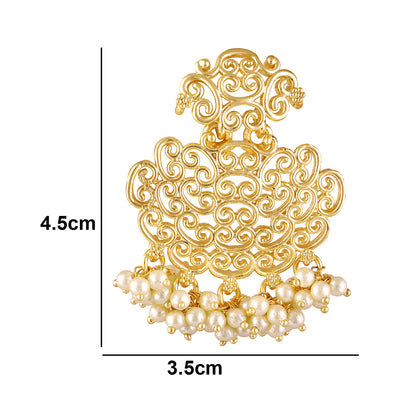 Gold Plated Filigree Earrings