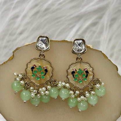 Gold Plated Kundan Earrings