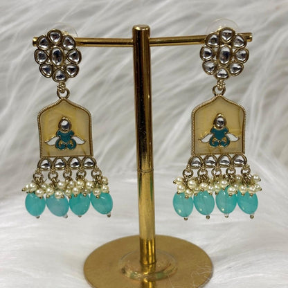 Gold Plated Kundan Earrings