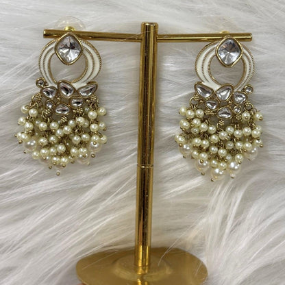 Gold Plated Kundan Earrings