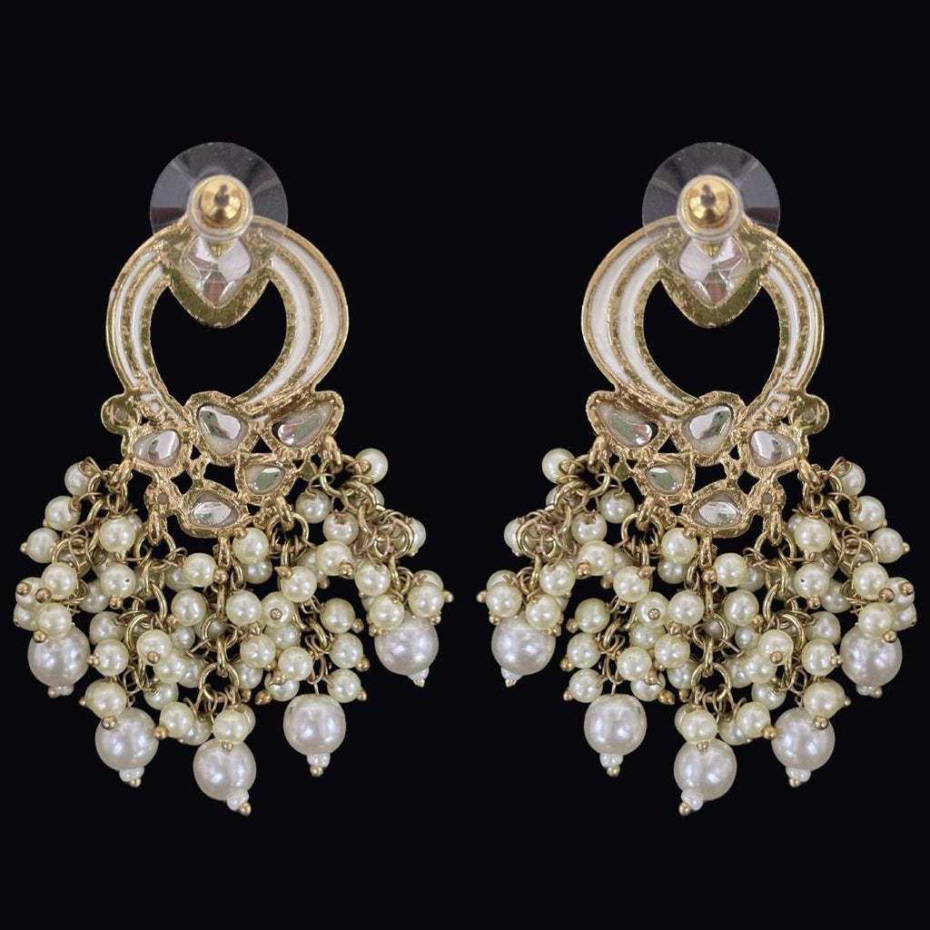 Gold Plated Kundan Earrings