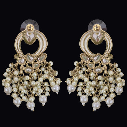Gold Plated Kundan Earrings