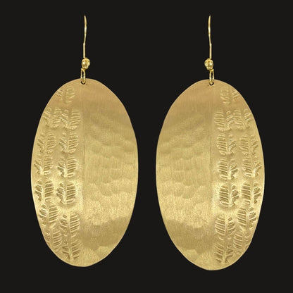 Gold Plated Statement Earrings