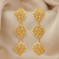 Gold Plated Geometric Earrings