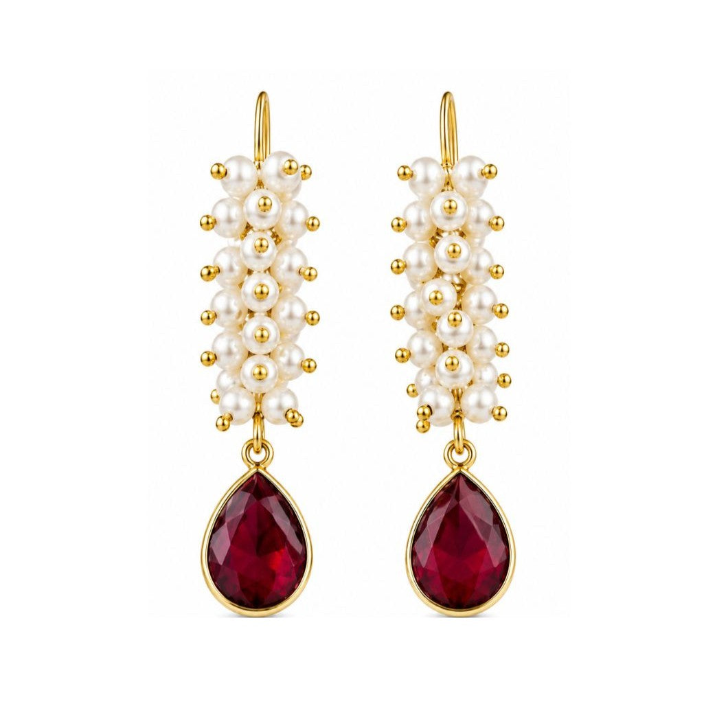 Gold Plated CZ Earrings