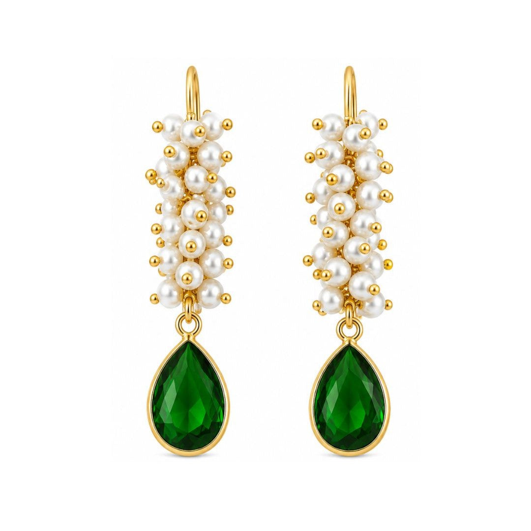 Gold Plated CZ Earrings