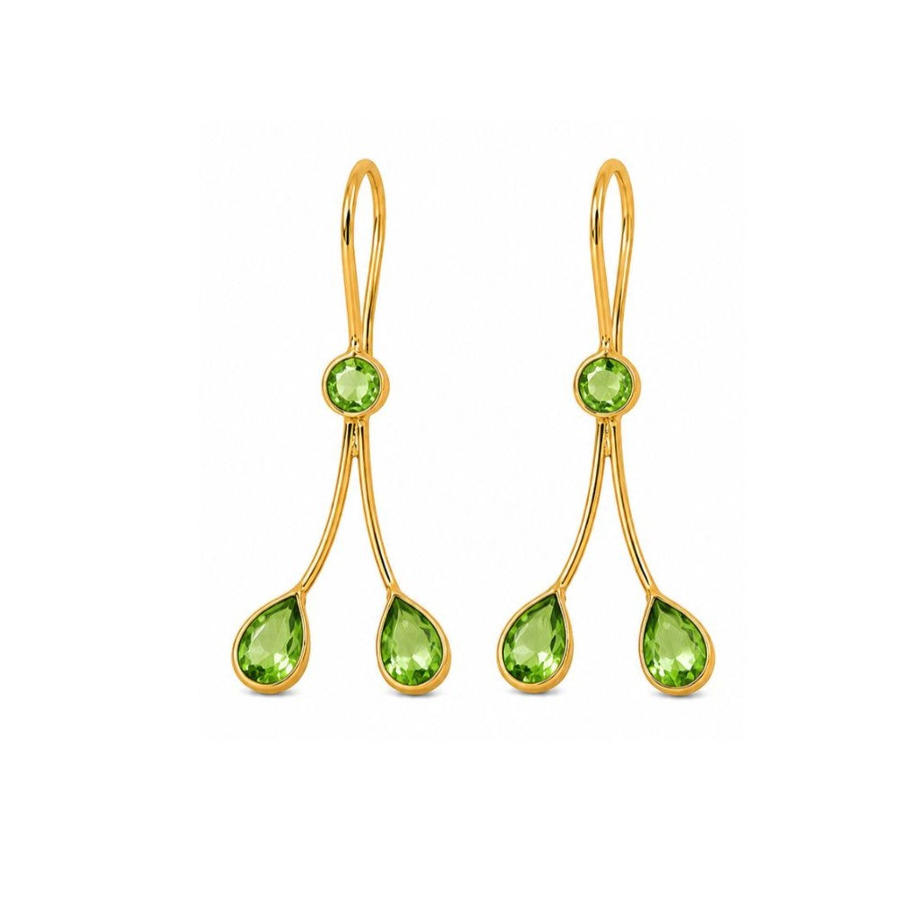 Gold Plated CZ Earrings