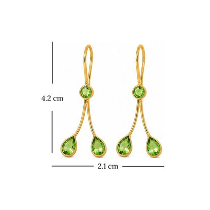 Gold Plated CZ Earrings