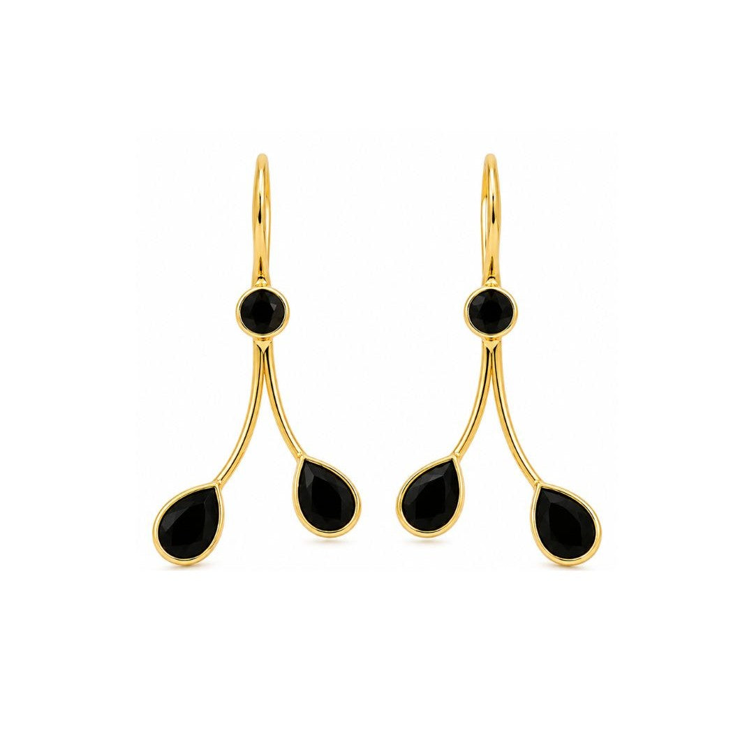 Gold Plated CZ Earrings