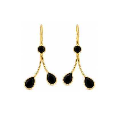 Gold Plated CZ Earrings