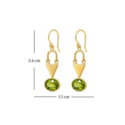 Gold Plated CZ Earrings