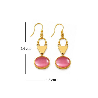 Gold Plated CZ Earrings