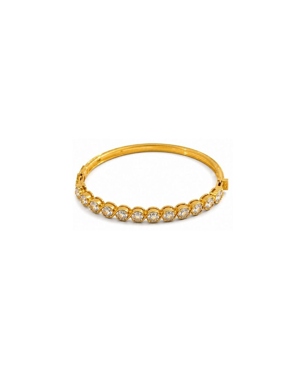 Gold Plated Cubic Zirconia Bracelet