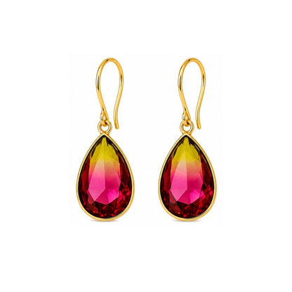 Gold Plated CZ Earrings