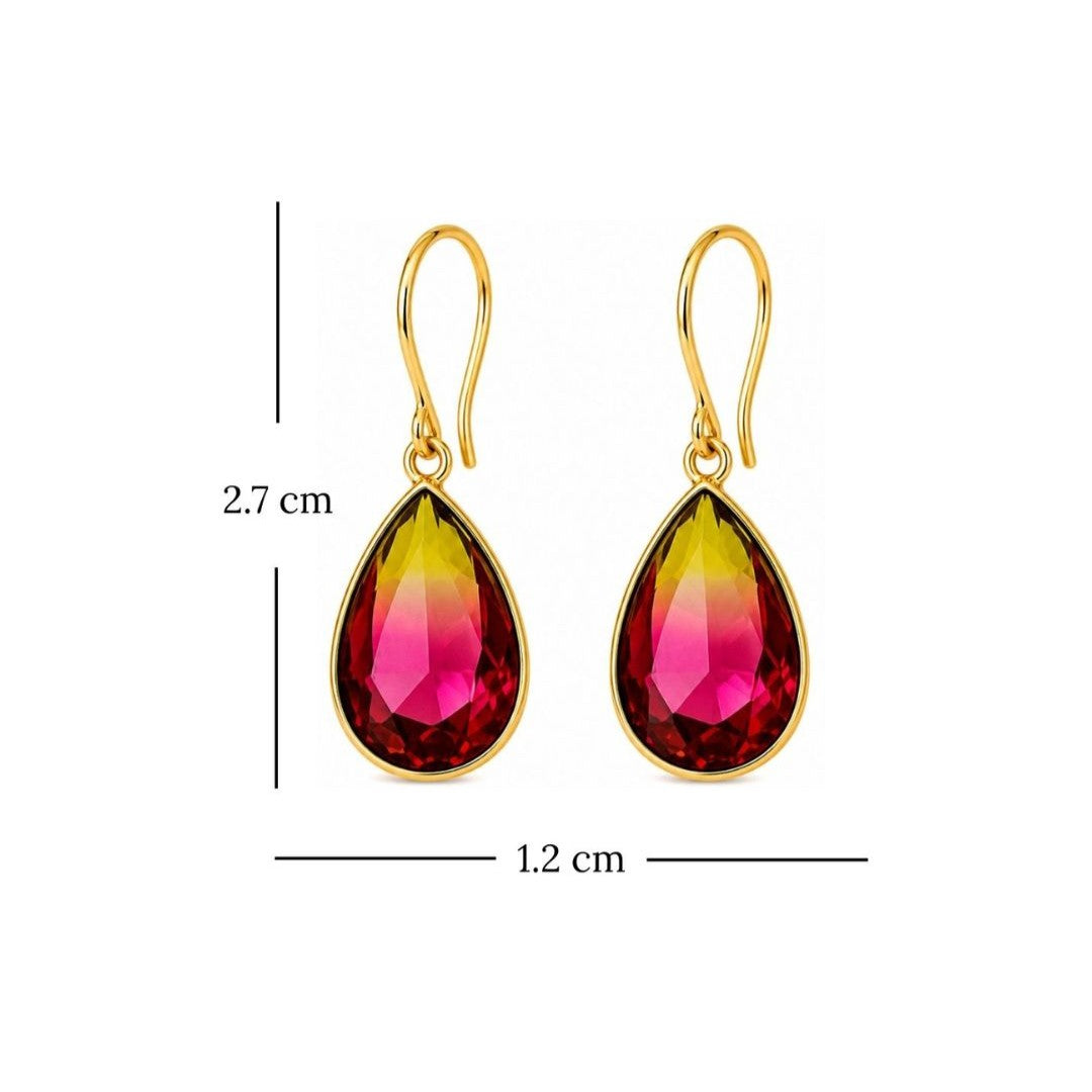 Gold Plated CZ Earrings
