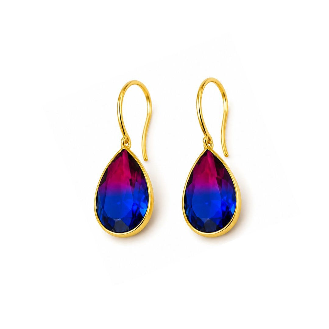 Gold Plated CZ Earrings