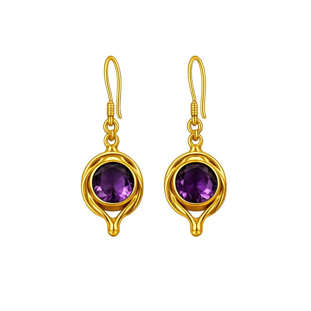 Gold Plated CZ Earrings