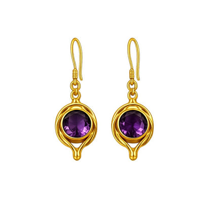 Gold Plated CZ Earrings