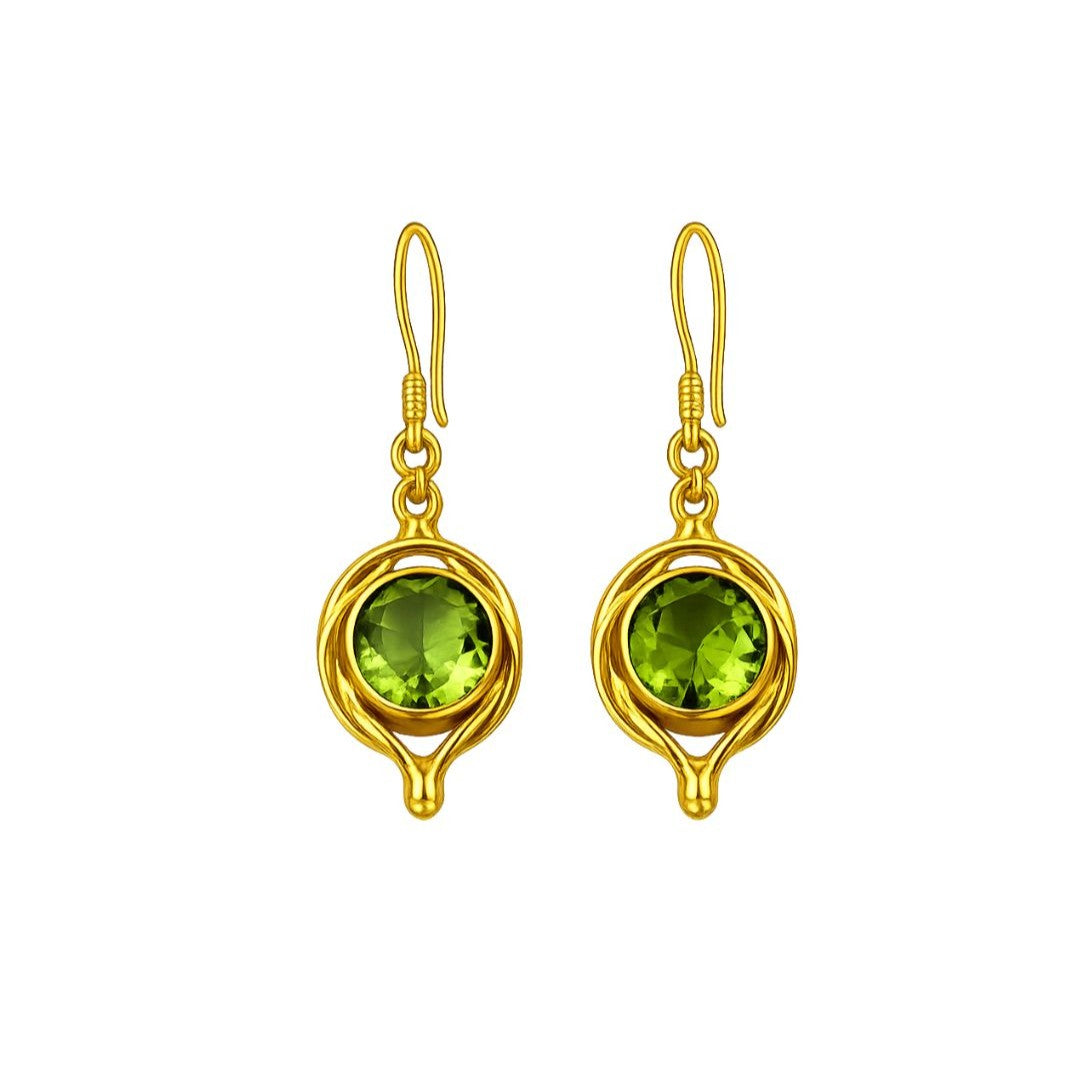 Gold Plated CZ Earrings