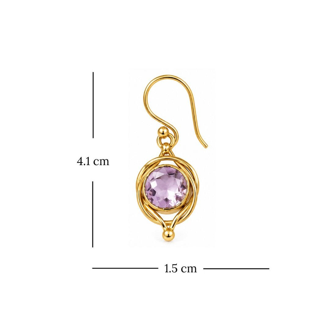 Gold Plated CZ Earrings