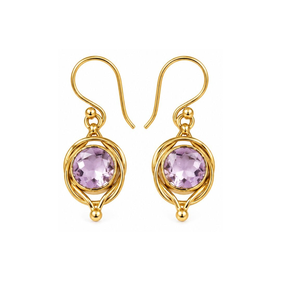 Gold Plated CZ Earrings