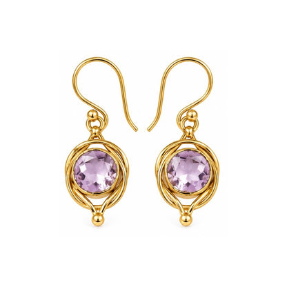 Gold Plated CZ Earrings