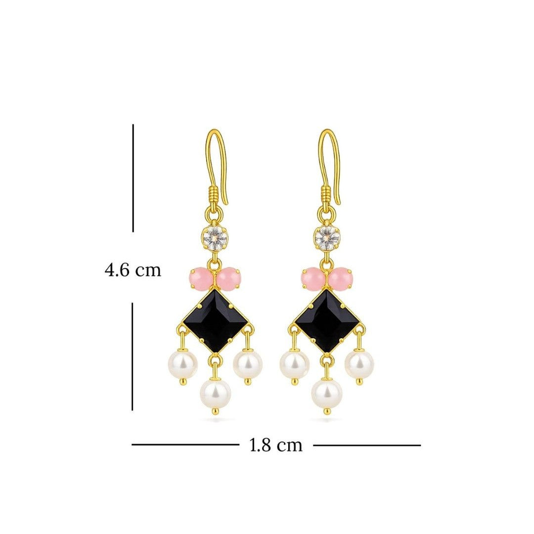Gold Plated CZ Earrings