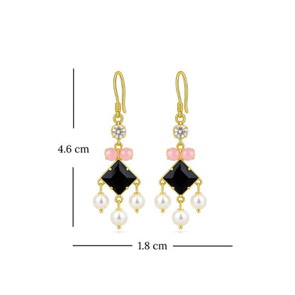 Gold Plated CZ Earrings