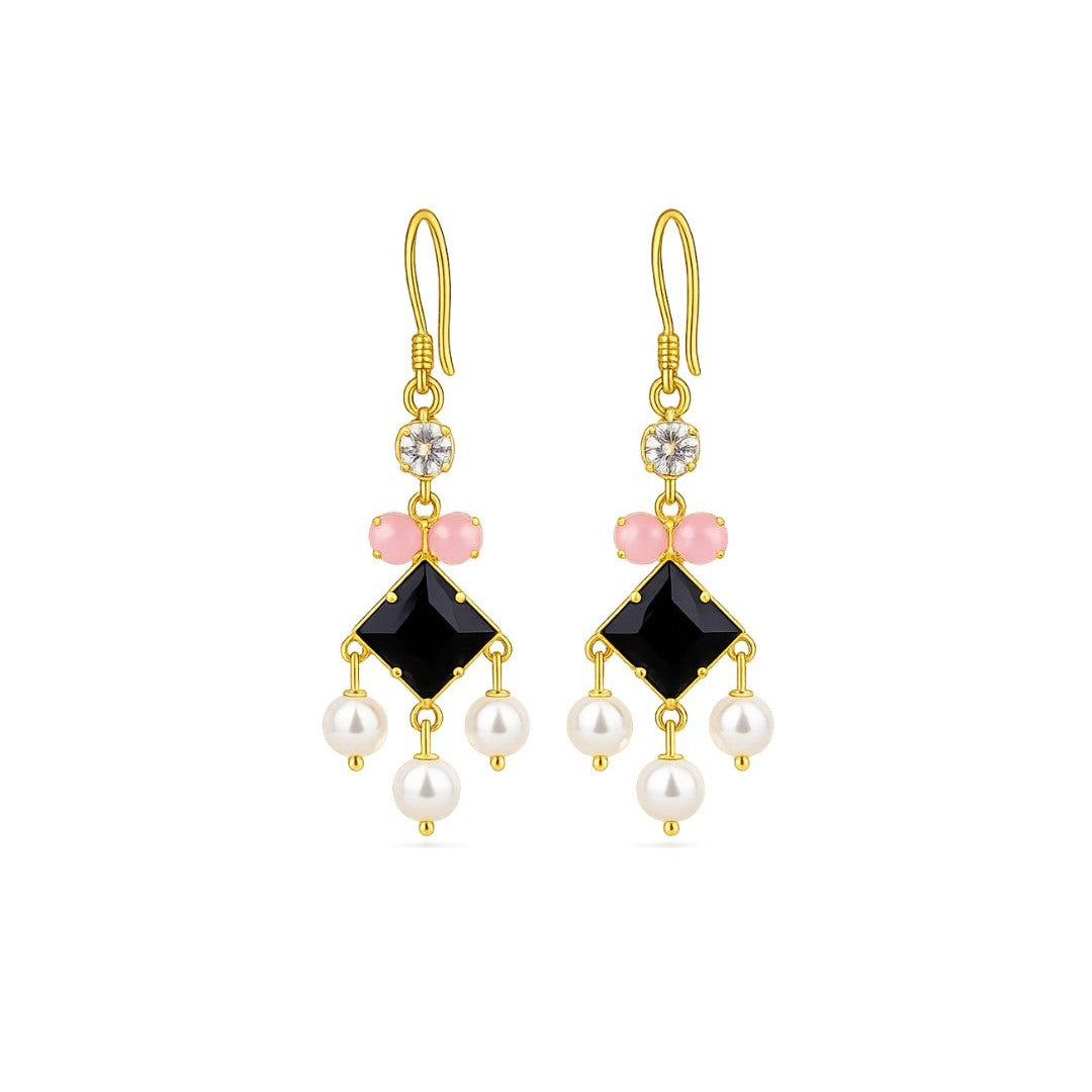 Gold Plated CZ Earrings