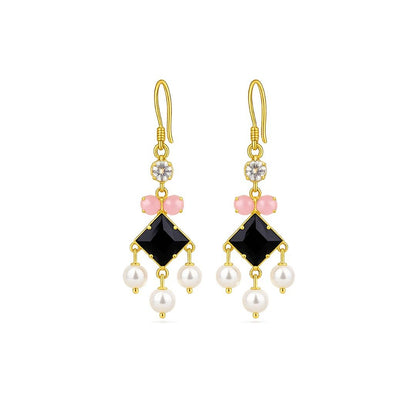 Gold Plated CZ Earrings