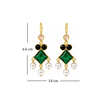 Gold Plated CZ Earrings