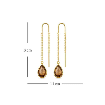Gold Plated CZ Earrings