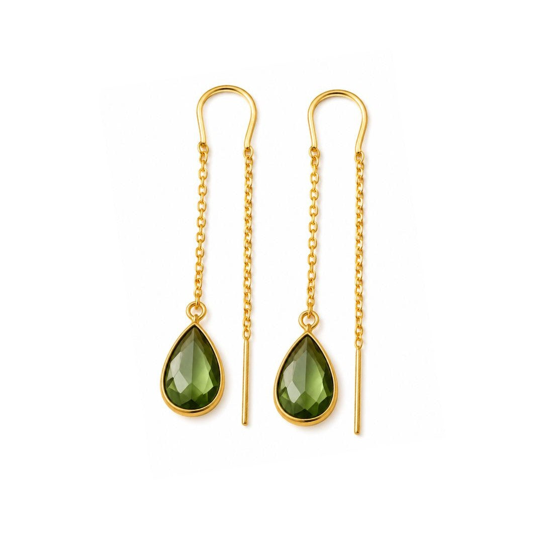 Gold Plated CZ Earrings