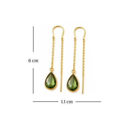 Gold Plated CZ Earrings