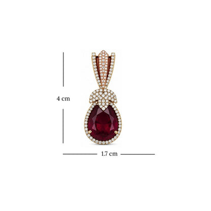 Rhodium Plated Cubic Zirconia Earrings