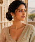 Gold Plated Peacock Style Jhumki Earrings