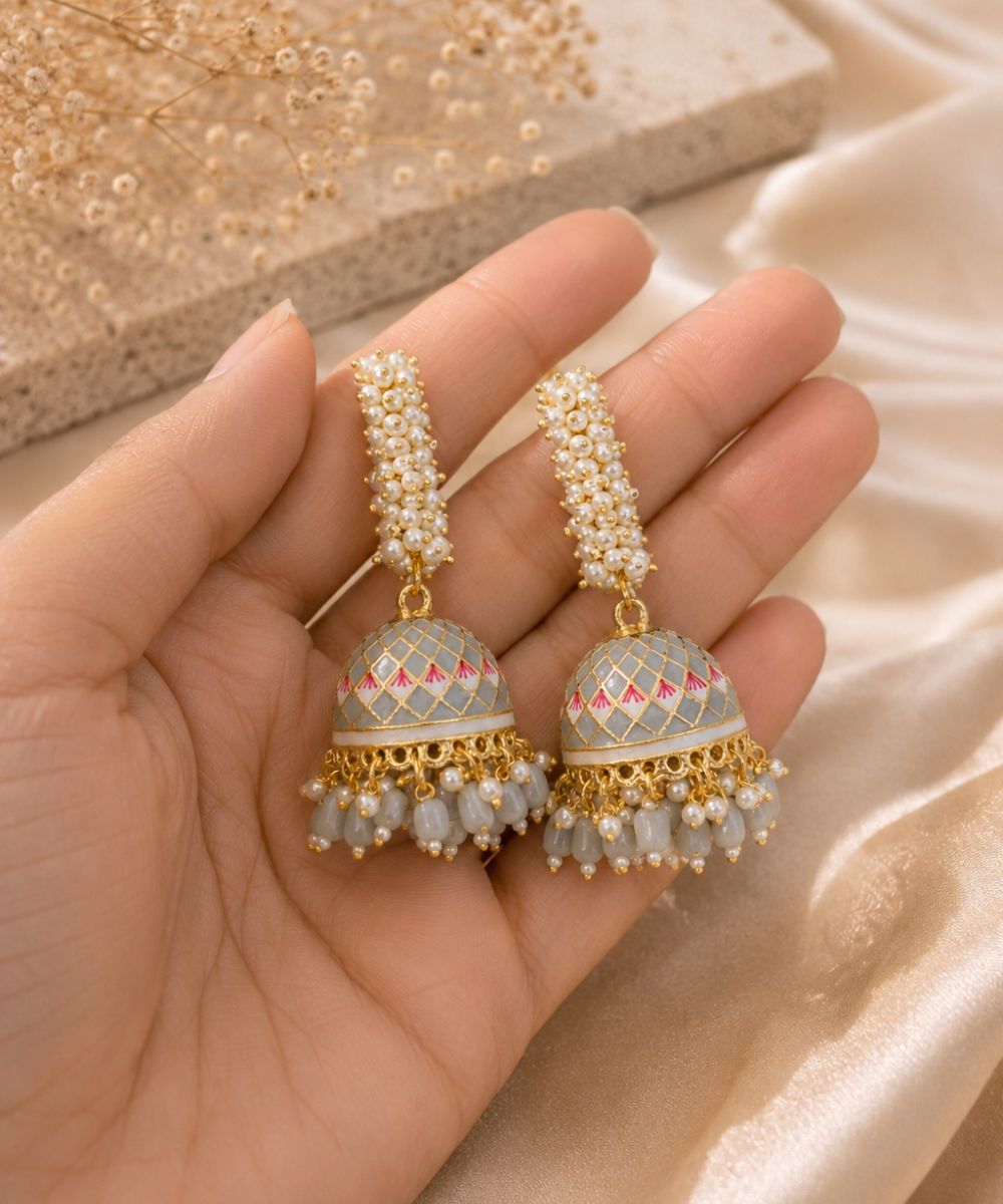 Gold Plated Pearl Drop Earrings