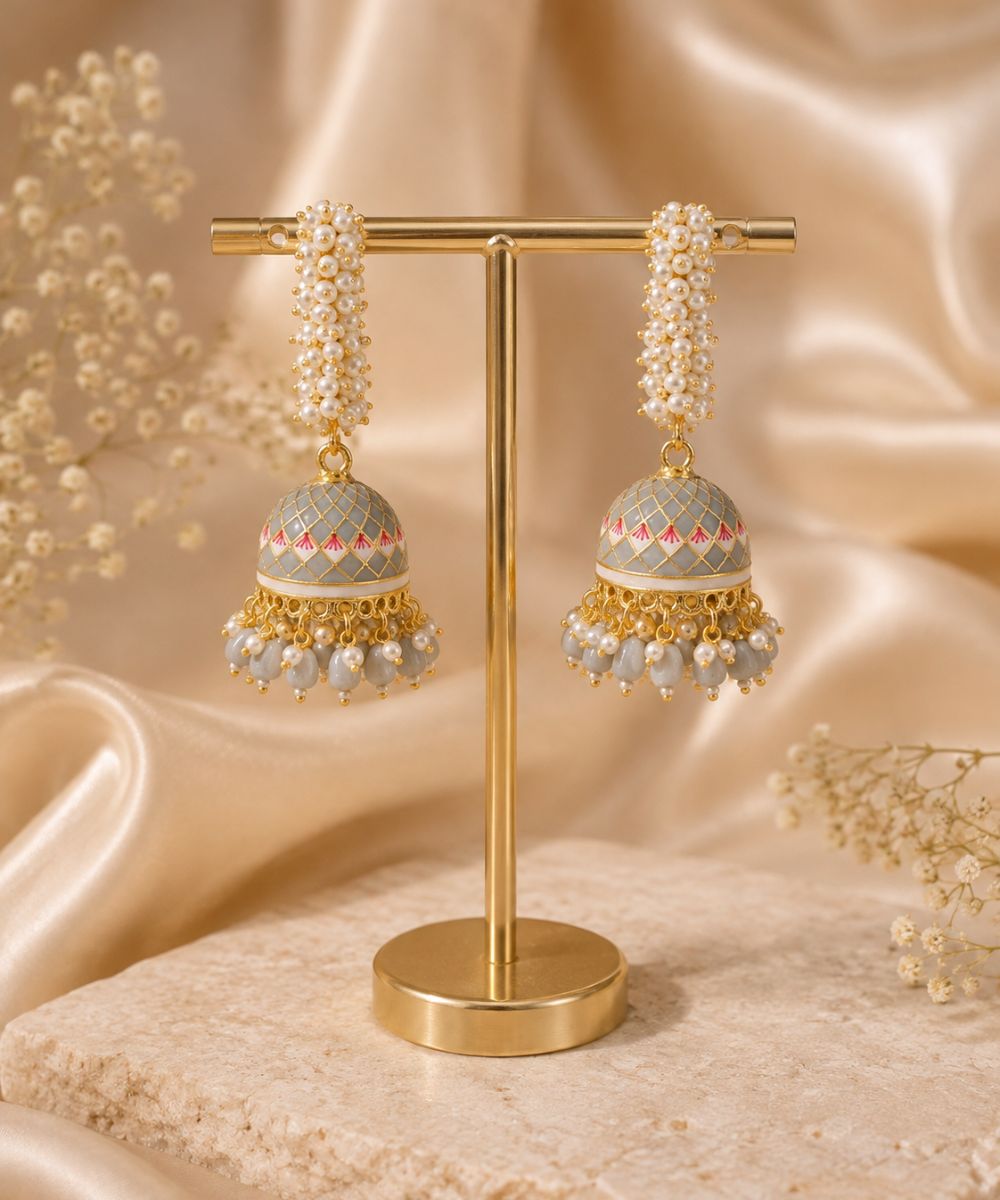 Gold Plated Pearl Drop Earrings